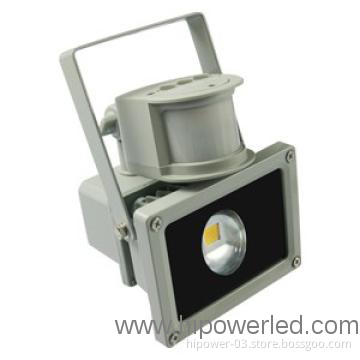 10W PIR sensor Flood light with 50 beam angle.